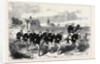 The Oxford and Cambridge Boat Race: The Cambridge Crew Training on Barnes Common 1868 by Anonymous
