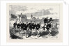 The Oxford and Cambridge Boat Race: The Cambridge Crew Training on Barnes Common 1868 by Anonymous