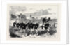 The Oxford and Cambridge Boat Race: The Cambridge Crew Training on Barnes Common 1868 by Anonymous
