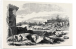 Demolition of the Paris Exhibition Building the Park 1868 by Anonymous