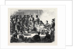 The Expedition to Abyssinia: Sir Robert Napier Entertained by the Prince of Tigre 1868 by Anonymous