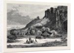 The Abyssinian Expedition: Village Under the Antalo Amba 1868 by Anonymous