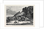 The Abyssinian Expedition: Village Under the Antalo Amba 1868 by Anonymous