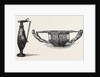 Gold Ewer or Wine Jug (Dacian 5th Century) Left Bowl or Basket with Tiger Handles (Dacian 5th Century) Right 1868 by Anonymous