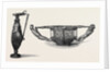 Gold Ewer or Wine Jug (Dacian 5th Century) Left Bowl or Basket with Tiger Handles (Dacian 5th Century) Right 1868 by Anonymous