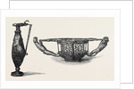 Gold Ewer or Wine Jug (Dacian 5th Century) Left Bowl or Basket with Tiger Handles (Dacian 5th Century) Right 1868 by Anonymous