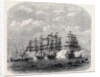 Visit of the Prince and Princess of Wales to Ireland: The Ironclad Squadron Saluting the Royal Yacht in Dublin Bay 1868 by Anonymous