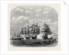 Visit of the Prince and Princess of Wales to Ireland: The Ironclad Squadron Saluting the Royal Yacht in Dublin Bay 1868 by Anonymous