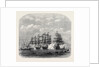 Visit of the Prince and Princess of Wales to Ireland: The Ironclad Squadron Saluting the Royal Yacht in Dublin Bay 1868 by Anonymous