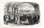 Visit of the Prince and Princess of Wales to Ireland: The Royal Party Landing at the Victoria Wharf Kingstown 1868 by Anonymous