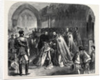 The Grand Master Investing the Prince of Wales with the Order of St. Patrick in St. Patrick's Cathedral Dublin 1868 by Anonymous