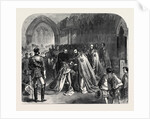 The Grand Master Investing the Prince of Wales with the Order of St. Patrick in St. Patrick's Cathedral Dublin 1868 by Anonymous