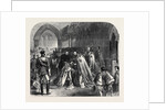 The Grand Master Investing the Prince of Wales with the Order of St. Patrick in St. Patrick's Cathedral Dublin 1868 by Anonymous