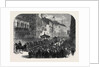 Funeral Procession of the Late Hon. Thomas D'Arcy M'Gee at Montreal Canada 1868 by Anonymous