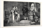 The Magic Mirror. In the Exhibition of the Institute of Painters in Water Colours 1868 by Anonymous