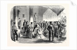 The Queen's Drawingroom: The Ambassadors' Entrance Buckingham Palace 1868 by Anonymous