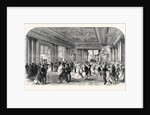 The Queen's Drawingroom: Grand Entrance Hall Buckingham Palace 1868 by Anonymous
