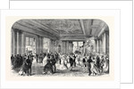 The Queen's Drawingroom: Grand Entrance Hall Buckingham Palace 1868 by Anonymous