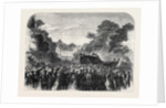 Funeral of the Late Lord Brougham at Cannes 1868 by Anonymous
