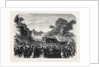 Funeral of the Late Lord Brougham at Cannes 1868 by Anonymous