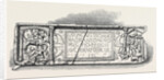 Roman Legionary Tablet Found at Bridgeness Linlithgowshire 1868 by Anonymous