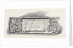 Roman Legionary Tablet Found at Bridgeness Linlithgowshire 1868 by Anonymous