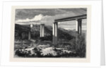 Grand River Railway Bridge Mauritius Destroyed by a Hurricane 1868 by Anonymous