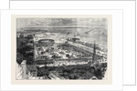 Bird's Eye View of the International Maritime Exhibition at Havre 1868 by Anonymous