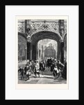 The Corporation of Archers Leaving the Church of Lierre Belgium after Hearing Mass on St. George's Day by Anonymous