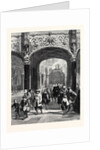 The Corporation of Archers Leaving the Church of Lierre Belgium after Hearing Mass on St. George's Day by Anonymous