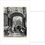The Corporation of Archers Leaving the Church of Lierre Belgium after Hearing Mass on St. George's Day by Anonymous