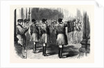 The Opening Op Parliament Trumpeters Announcing the Approach of Her Majesty February 1861 by Anonymous