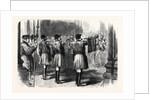 The Opening Op Parliament Trumpeters Announcing the Approach of Her Majesty February 1861 by Anonymous