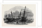 The Recent Gale Wrecks at Hartlepool February 1861 by Anonymous