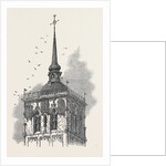 Cages on the Tower of Lamberti Church Münster in which the Remains of John of Leyden Knipperdoling and Krechting Were Hung by Anonymous