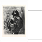 A Roman Bagpiper, in the Exhibition of the Water Colour Society 1861 by Anonymous