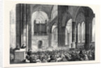 Diocesan Meeting of Parish Choirs at Salisbury Cathedral 1861 by Anonymous