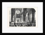 Diocesan Meeting of Parish Choirs at Salisbury Cathedral 1861 by Anonymous