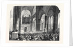 Diocesan Meeting of Parish Choirs at Salisbury Cathedral 1861 by Anonymous