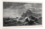 Mont Orgueil Castle Jersey, in the Exhibition of the Old Water Colour Society 1861 by Anonymous
