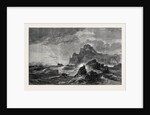Mont Orgueil Castle Jersey, in the Exhibition of the Old Water Colour Society 1861 by Anonymous
