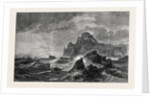 Mont Orgueil Castle Jersey, in the Exhibition of the Old Water Colour Society 1861 by Anonymous