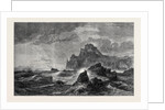 Mont Orgueil Castle Jersey, in the Exhibition of the Old Water Colour Society 1861 by Anonymous