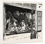 A Family and Their Guests Waiting For The Mah'mal by Anonymous