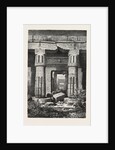Forecourt and Entrance of the House of Seti (Temple of Kurnah) by Anonymous