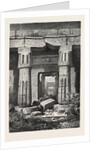 Forecourt and Entrance of the House of Seti (Temple of Kurnah) by Anonymous