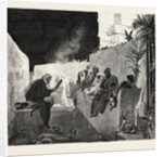 Reading The Koran in an Ancient Temple by Anonymous