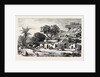 Village Near Assouan, Egypt, Engraving 1879 by Anonymous