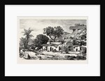 Village Near Assouan, Egypt, Engraving 1879 by Anonymous