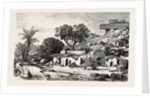 Village Near Assouan, Egypt, Engraving 1879 by Anonymous
